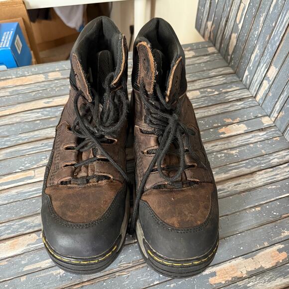 Dr Martens Industrial Steel Toe Boots Mens 12 Brown Slip Resistant Comfort main image 7